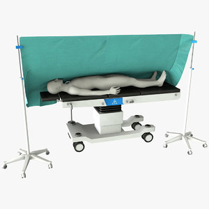 operation room 3D model