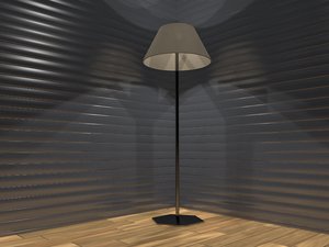 3D floor lamp model