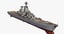 pyotr velikiy missile cruiser 3D model