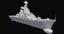 pyotr velikiy missile cruiser 3D model
