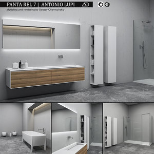 bathroom furniture set panta model