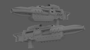 weapon laser - cannon 3D model