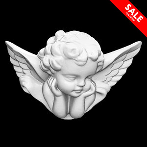 porcelain angel 3D model