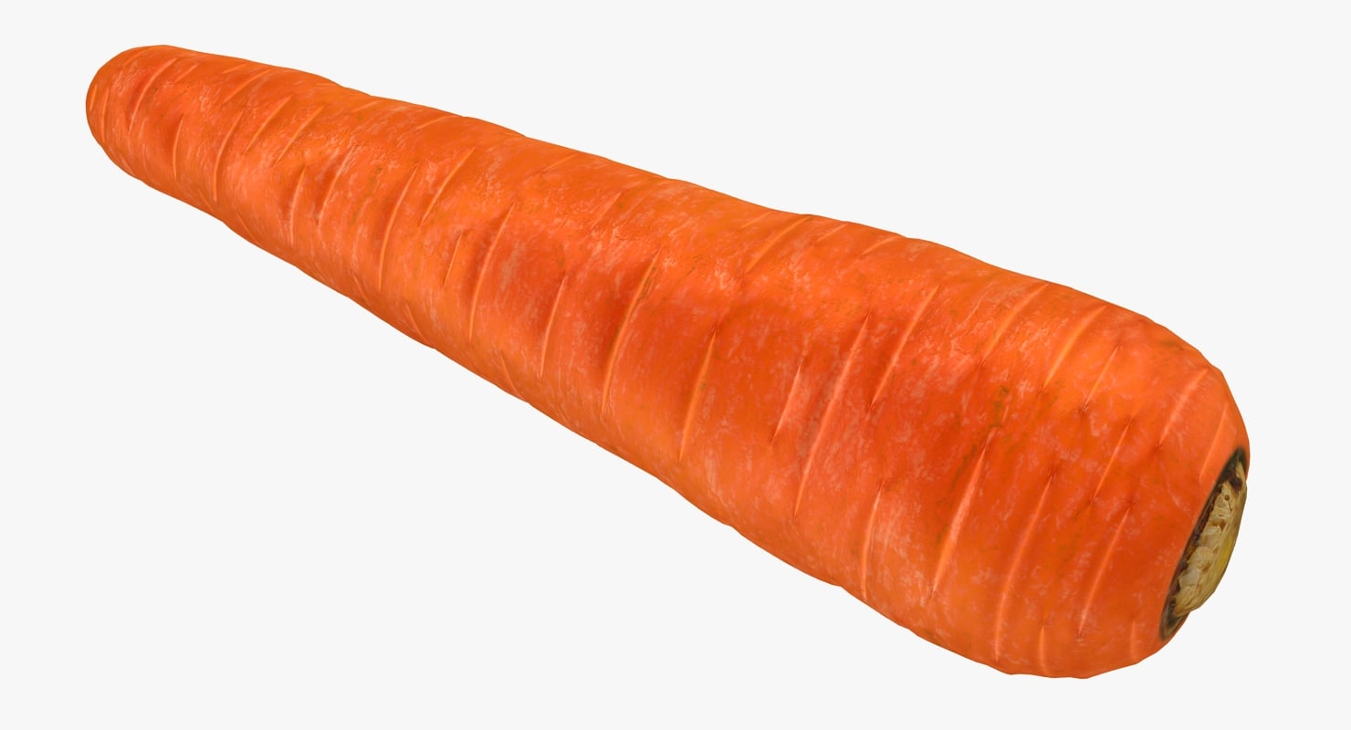 Carrot 3D model - TurboSquid 1201307