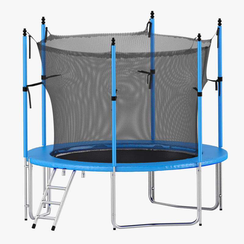3D model trampoline line ne TurboSquid 1201323