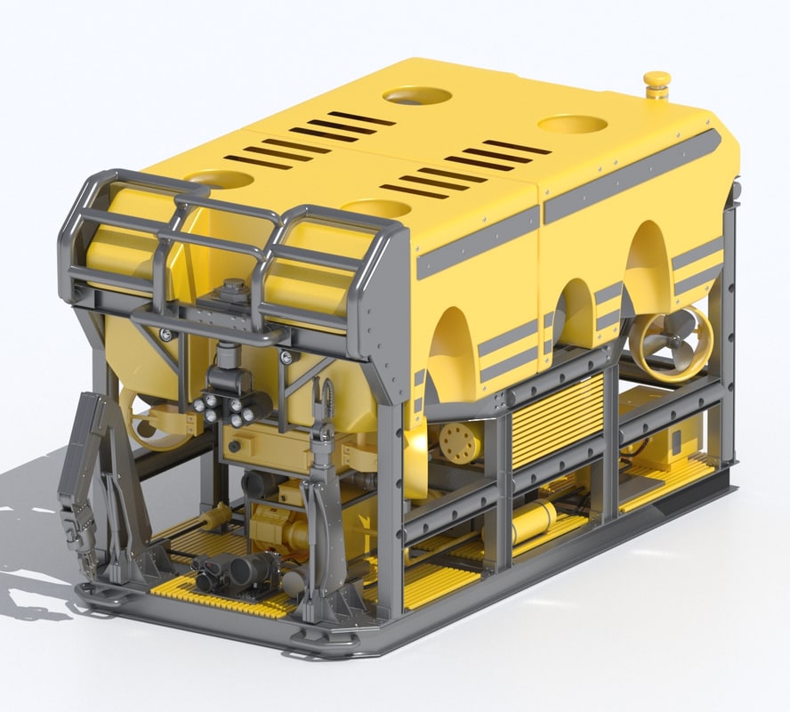 3D model operated underwater vehicle TurboSquid 1201364