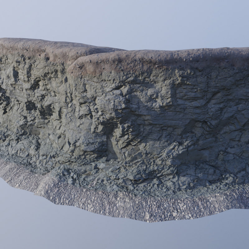 Modular cliff 3D model - TurboSquid 1201425