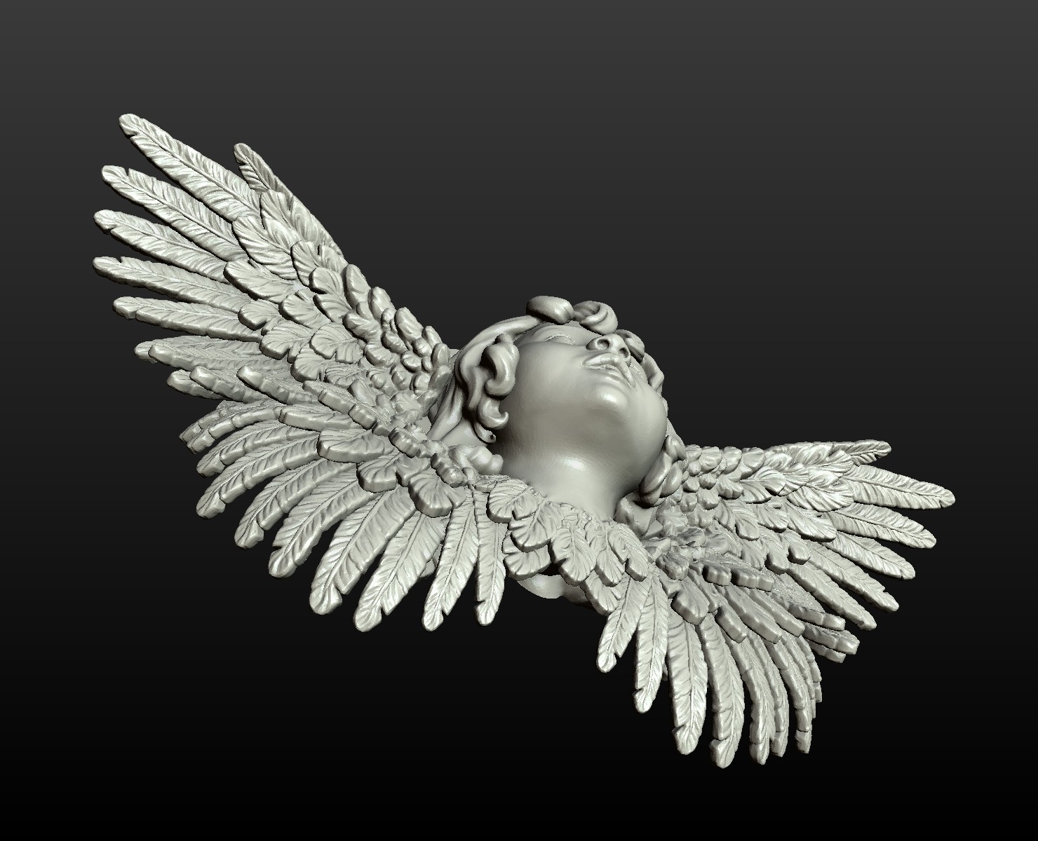 3D angel cherub TurboSquid 1201448