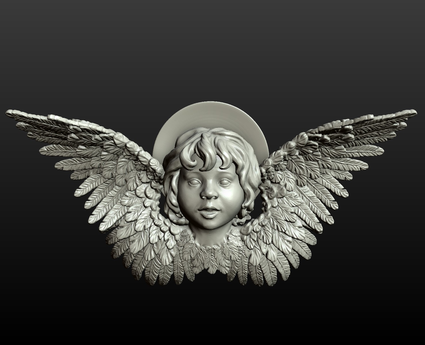 3D angel cherub TurboSquid 1201448