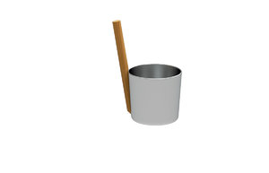 rento sauna bucket 3D model