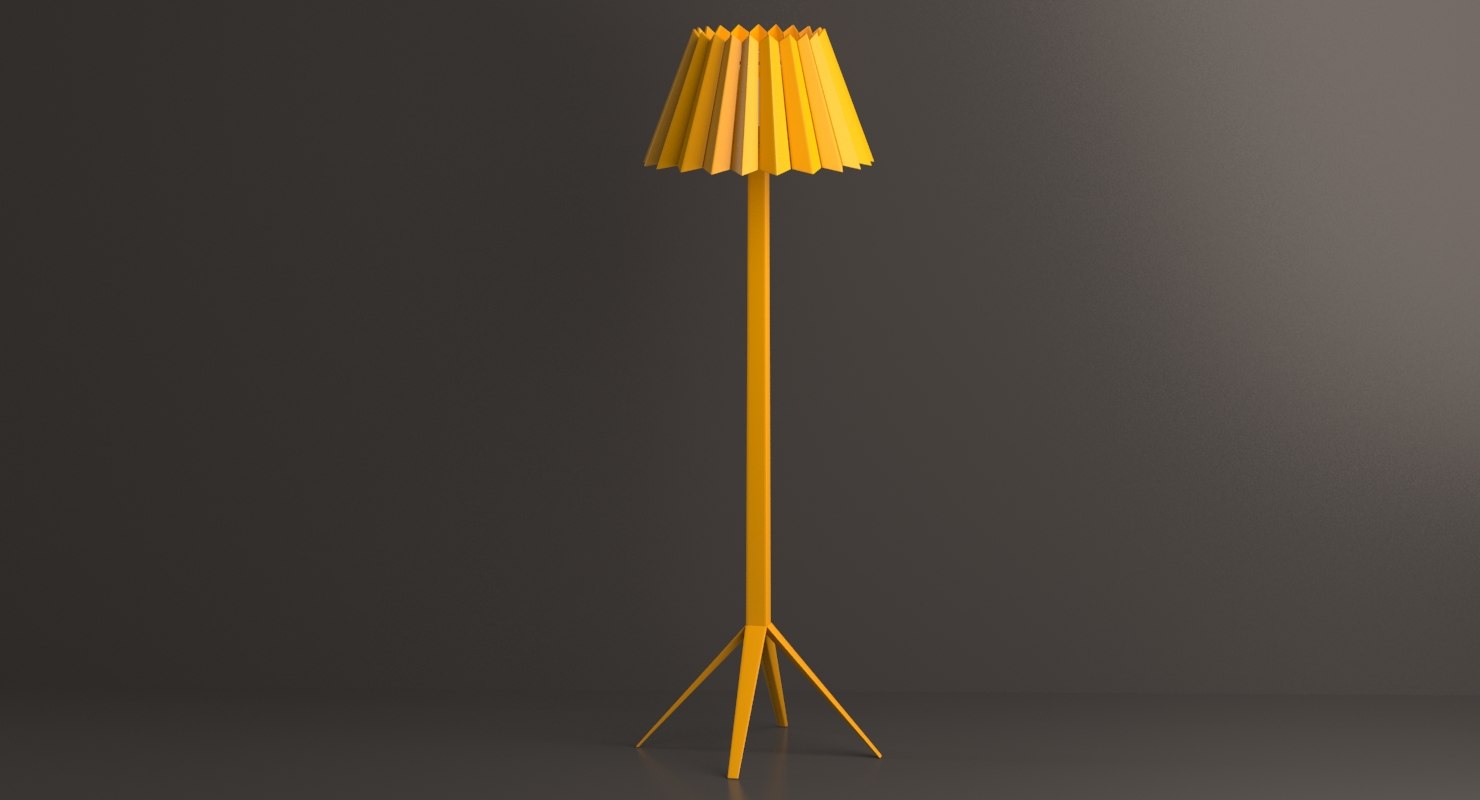 3d Modern Standing Lamp Interior Model Turbosquid 1201853 3d Modern Standing Lamp Interior Model
