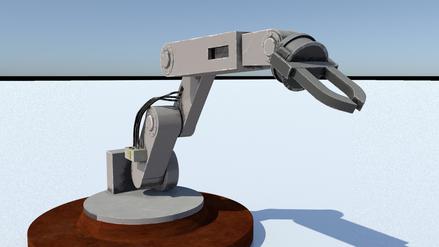 Robotic arm model TurboSquid 1201607