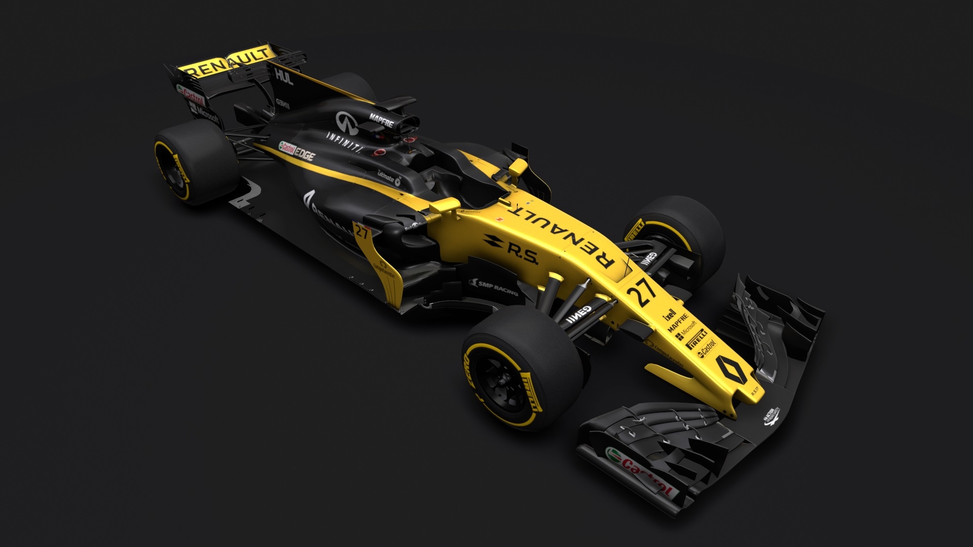 2017雷诺rs173d模型