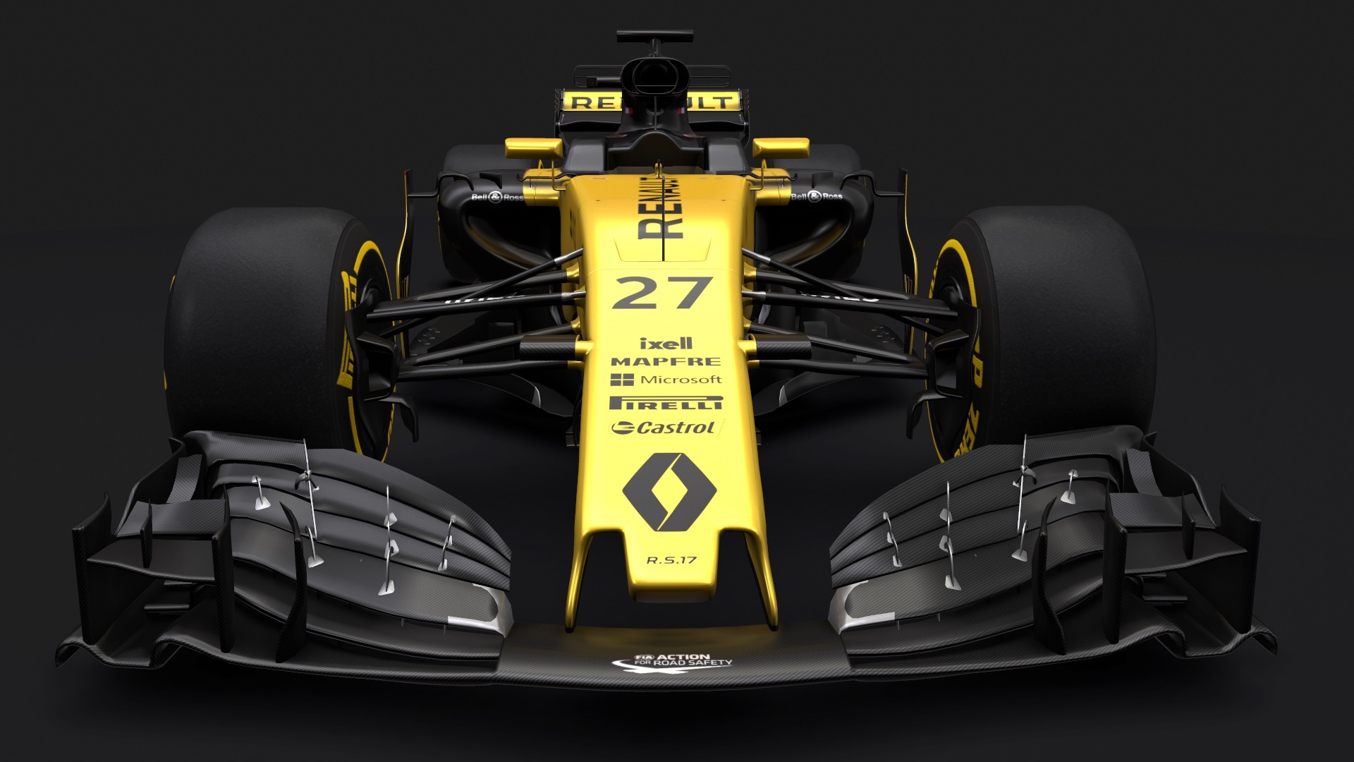 2017雷诺rs173d模型