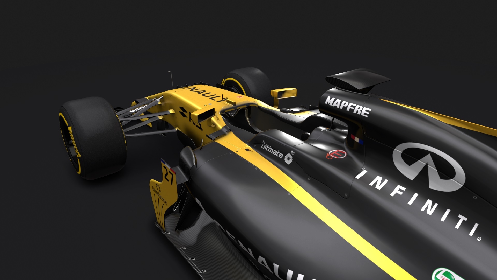 2017雷诺rs173d模型