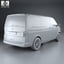 3D model volkswagen transporter t6