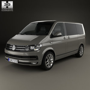 3D model volkswagen transporter t6