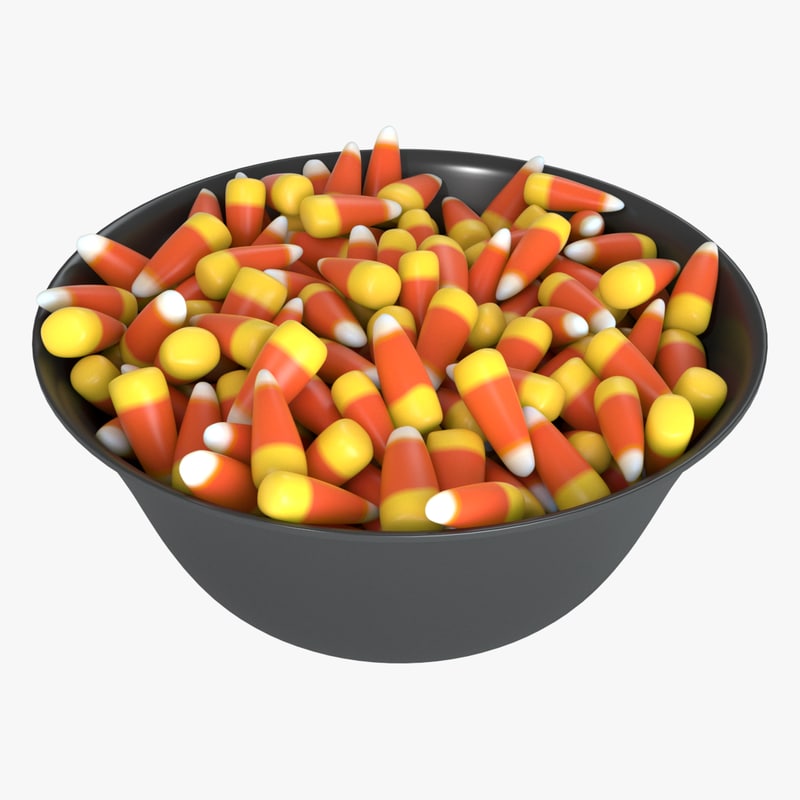 Bowl candy corn 3D model TurboSquid 1202185