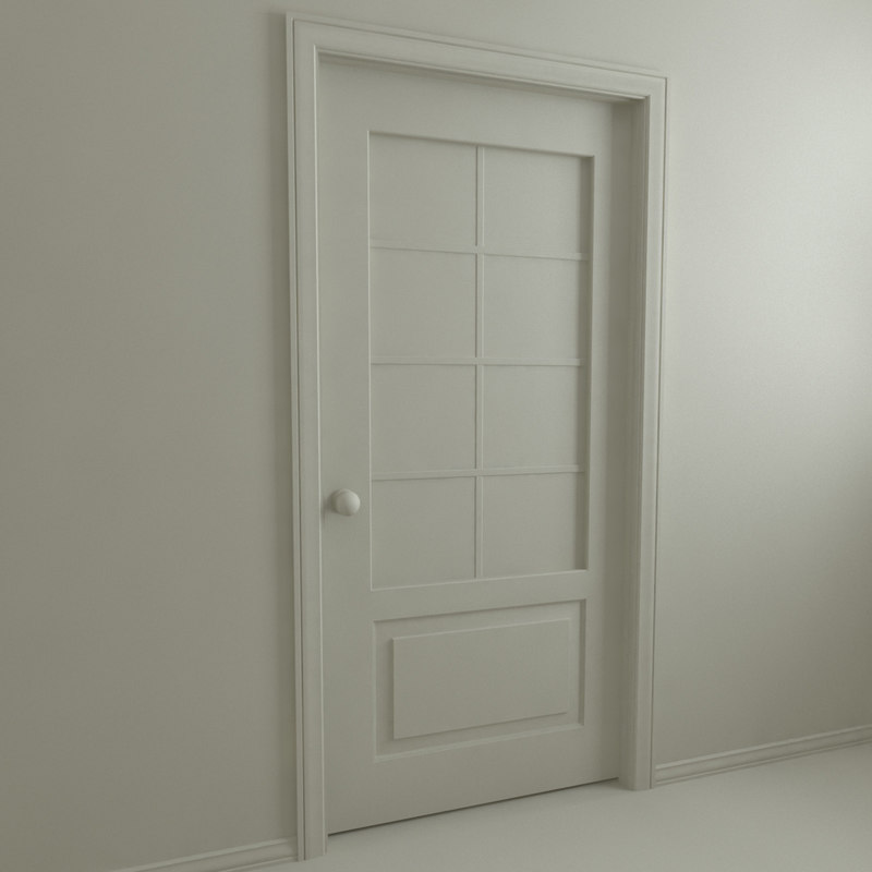 3D common interior doors TurboSquid 1202209