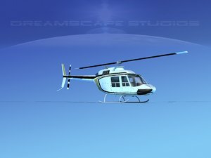 3D rotor bell 206 model