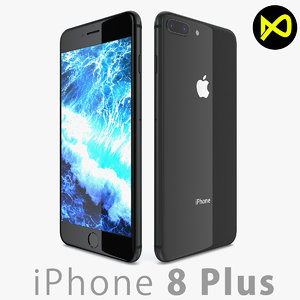 apple iphone 8 3D model