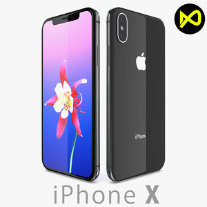 3D apple iphone x