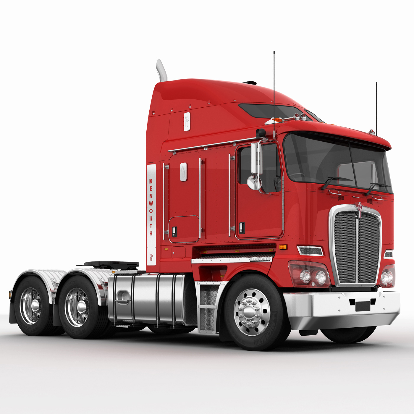 kenworth k200平板3d模型
