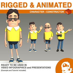 3D model character - constructor