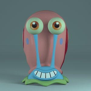 3D character gary snail