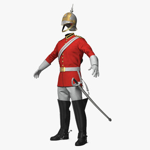 british cavalry royal life 3D