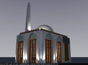 old omani mosque architecture model