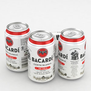 3D cola alcohol bacardi