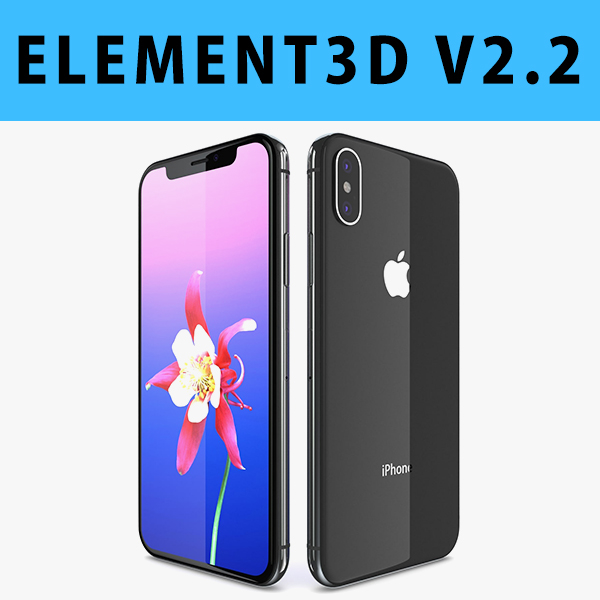 E3d Apple Iphone X Iphone 10 Gris Espacial