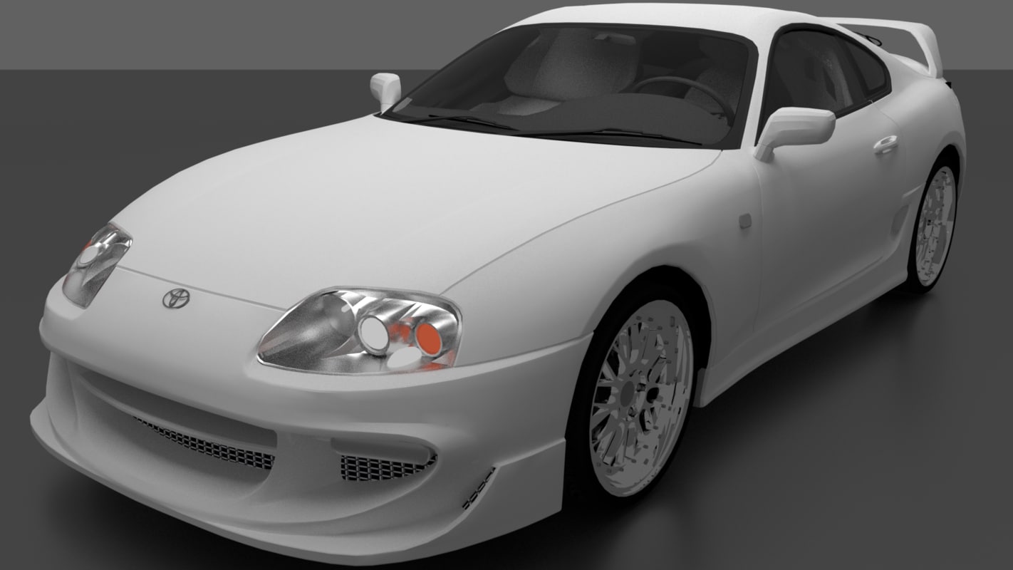 Toyota supra model - TurboSquid 1203092