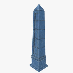 ready obelisk blue 3D