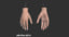 3D realistic female hand file
