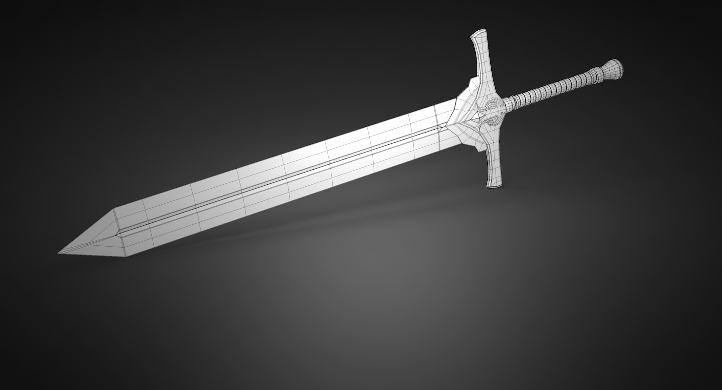 剑3d模型