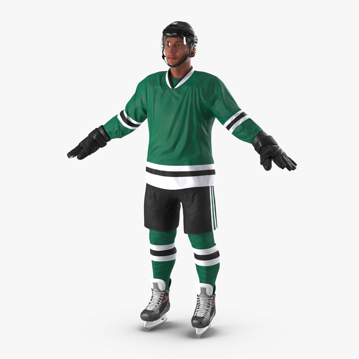 Rigged sport characters female 3D model - TurboSquid 1203385