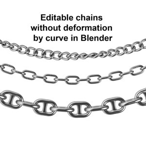 3D model chains editing