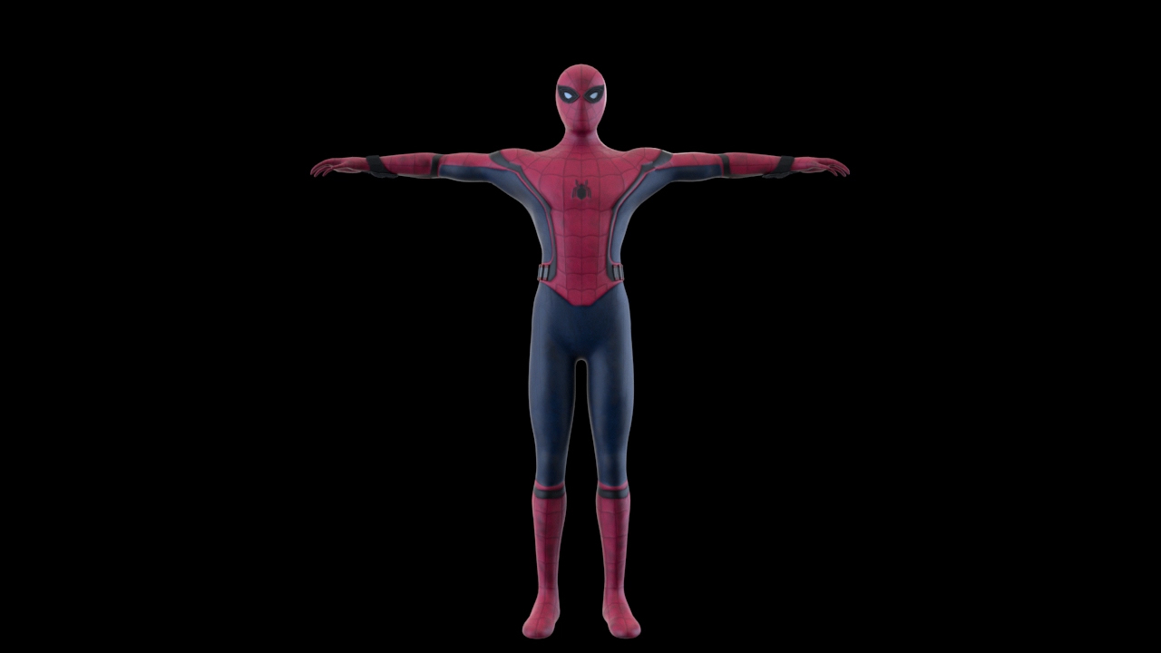 Spiderman rigged 3D model TurboSquid 1203418