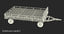 3D airport baggage cart