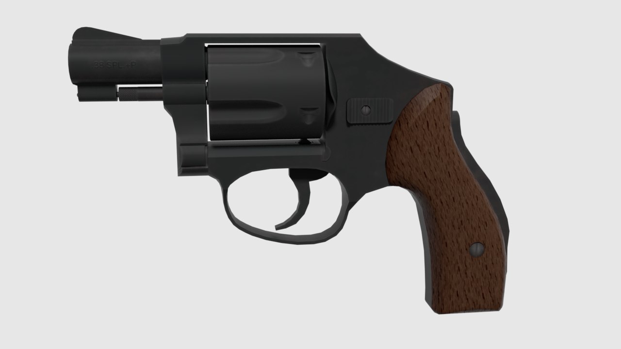 3d Model 38 Revolver Turbosquid 3d Model 38 Revolver Turbosquid