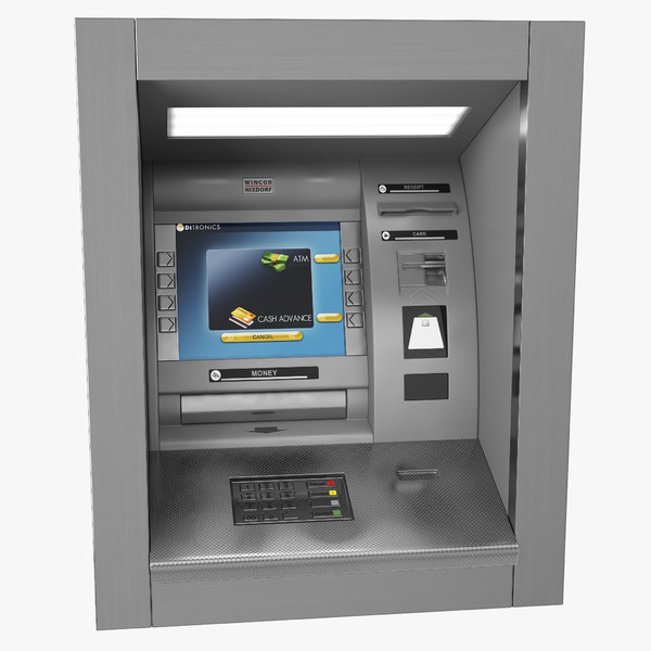 Atm Machine Wall Mounted 3d Model Turbosquid 1203620