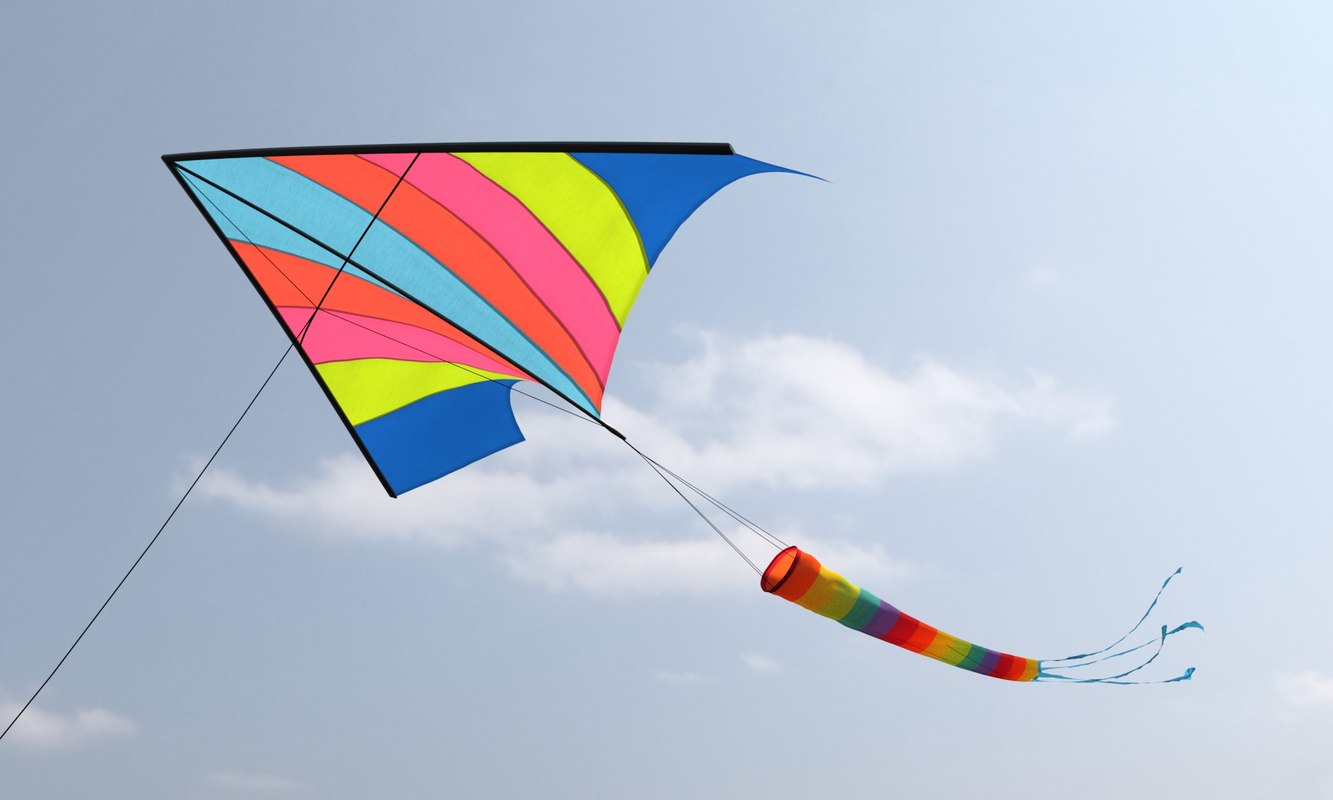 Classic wind kite 3D TurboSquid 1203669