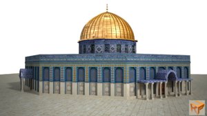 3D al-aqsa mosque model