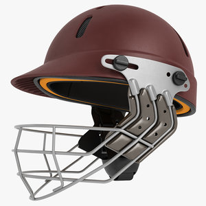 3D cricket helmet
