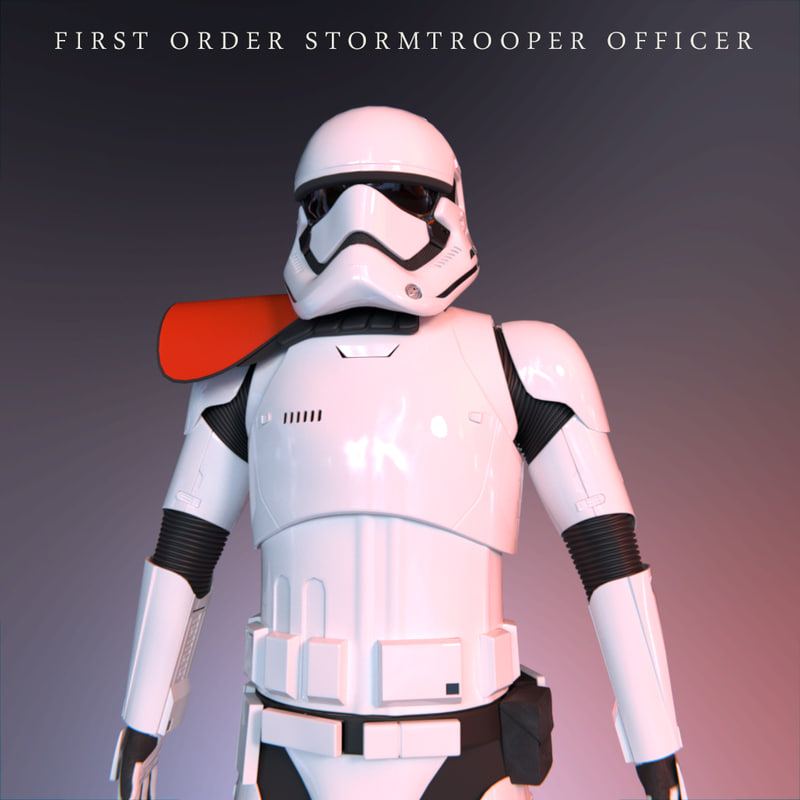 Oficial Do Stormtrooper Primeira Ordem Modelo D Turbosquid