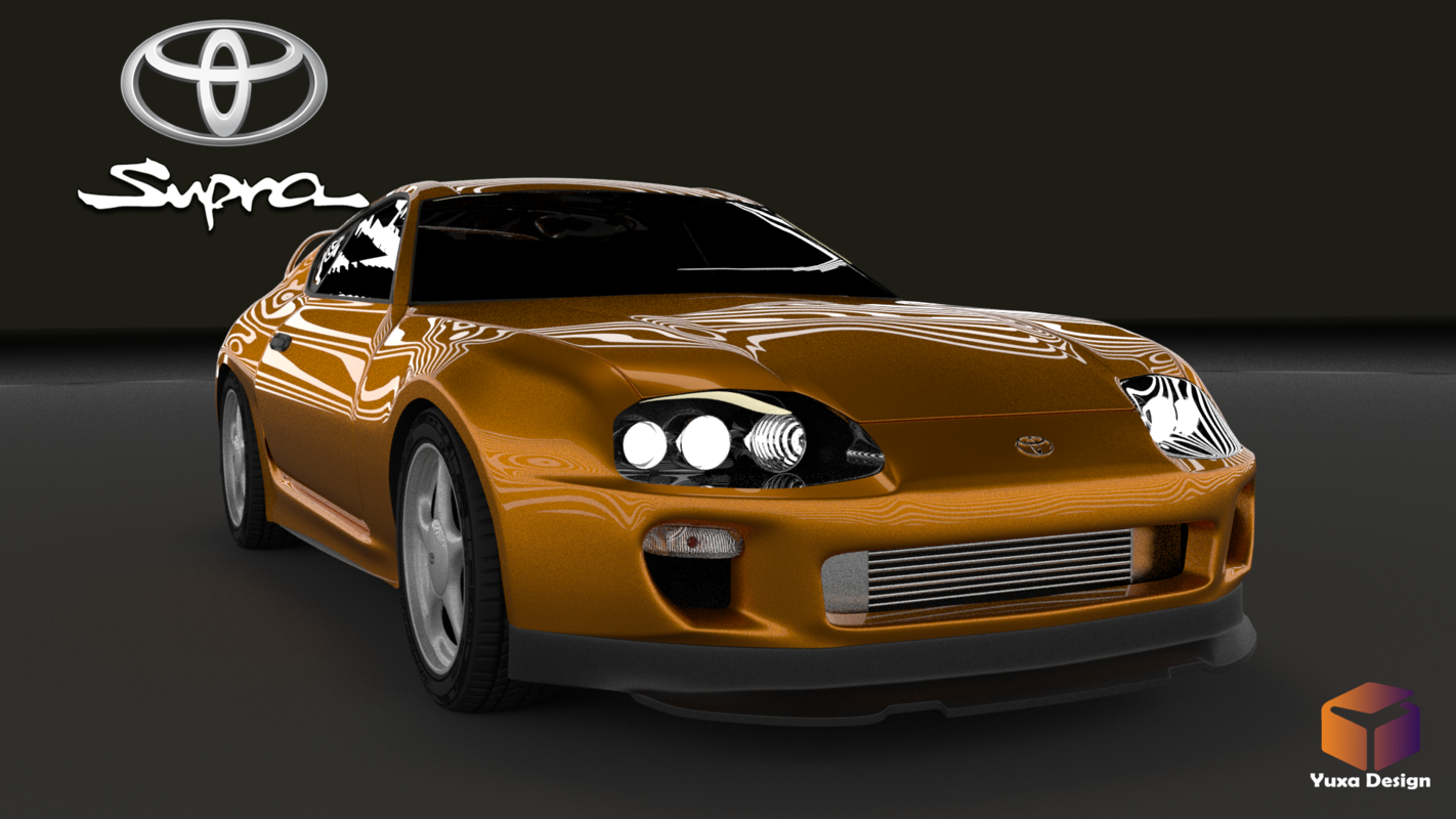 Toyota supra 3d model