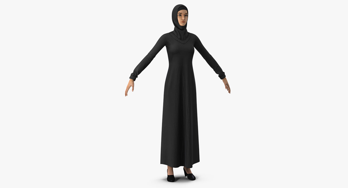 Arab young women 3D model TurboSquid 1204136