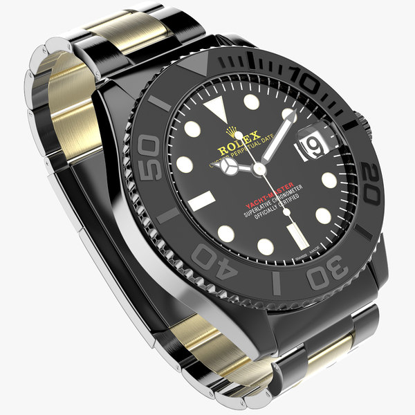 rolex black 3D model